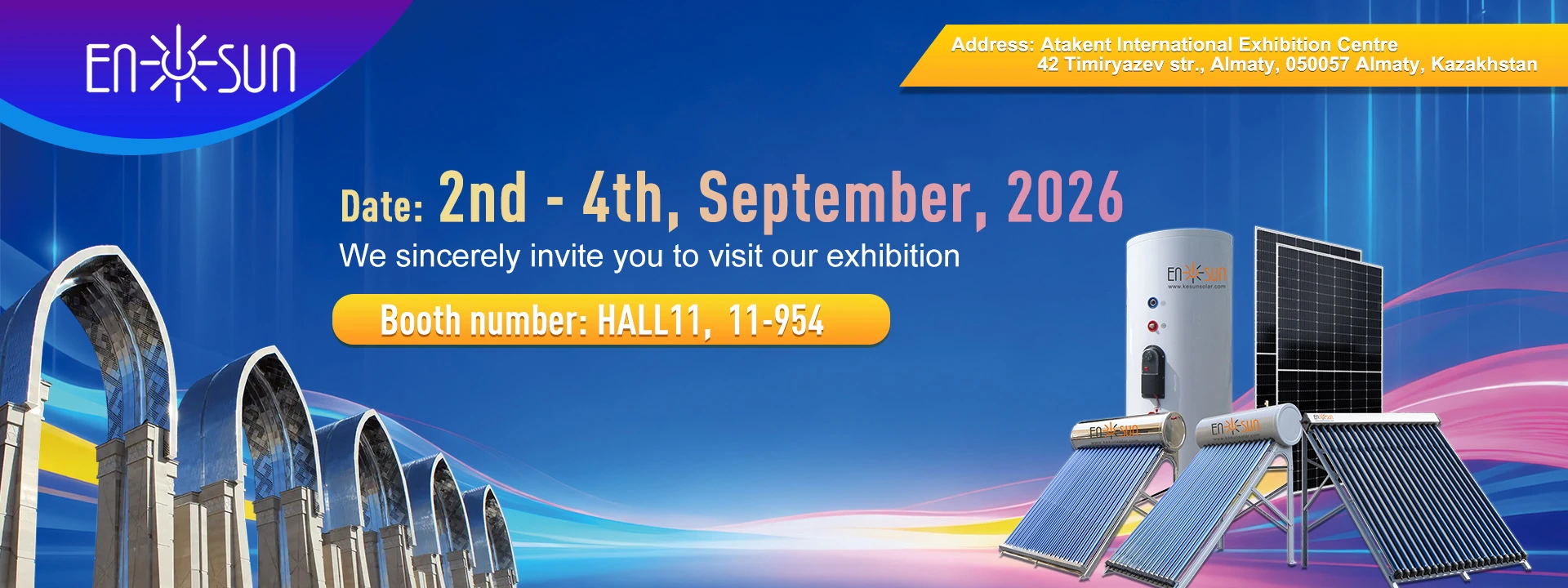 ENSUN Atakent International Exhibition Centre 2026